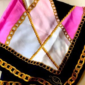 Oscar de la Renta silk scarf
